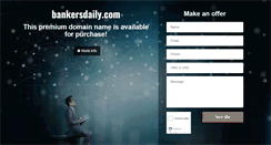Desktop Screenshot of bankersdaily.com